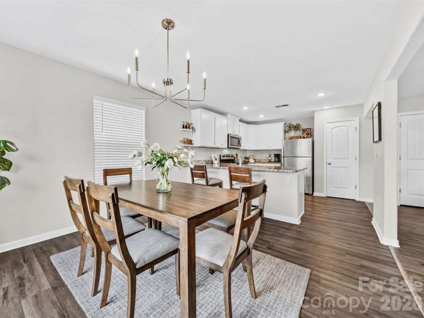 8128 Derby Woods Lane, Charlotte, NC 28214.  MLS# CAR4385212, YatesRealty ID 30971. Dining room