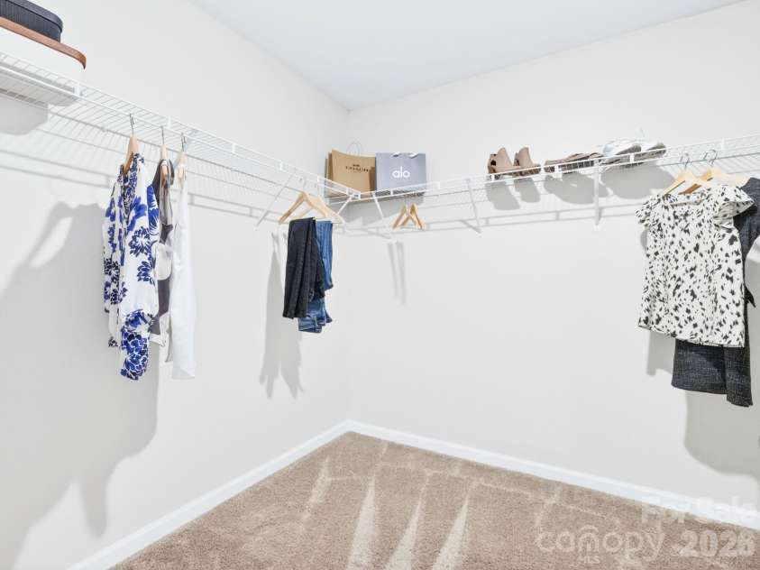 8128 Derby Woods Lane, Charlotte, NC 28214.  MLS# CAR4385212, YatesRealty ID 30971. Primary closet