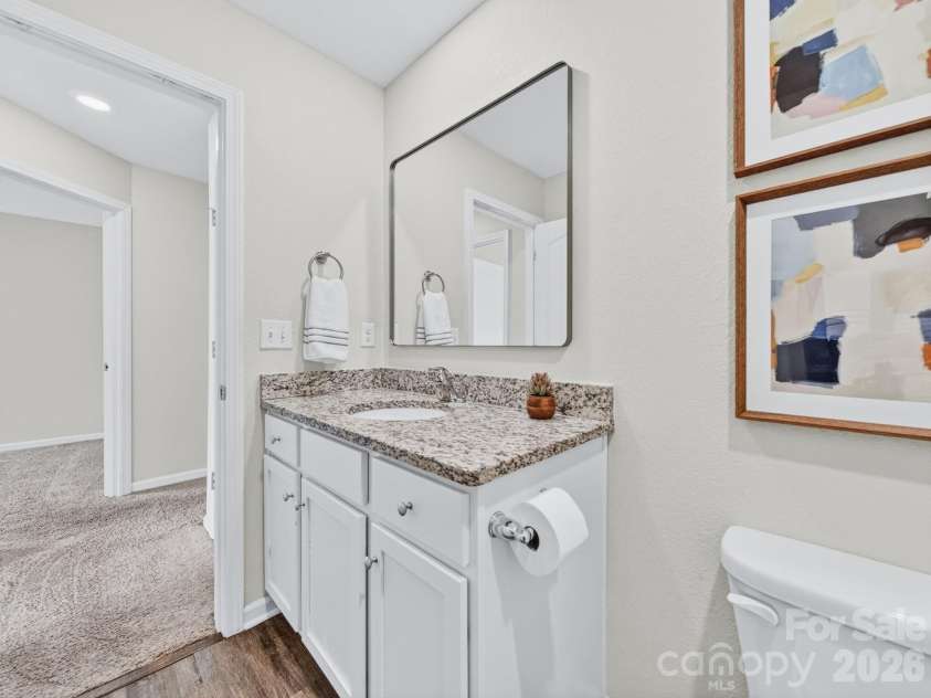 8128 Derby Woods Lane, Charlotte, NC 28214.  MLS# CAR4385212, YatesRealty ID 30971. Upstairs second bath