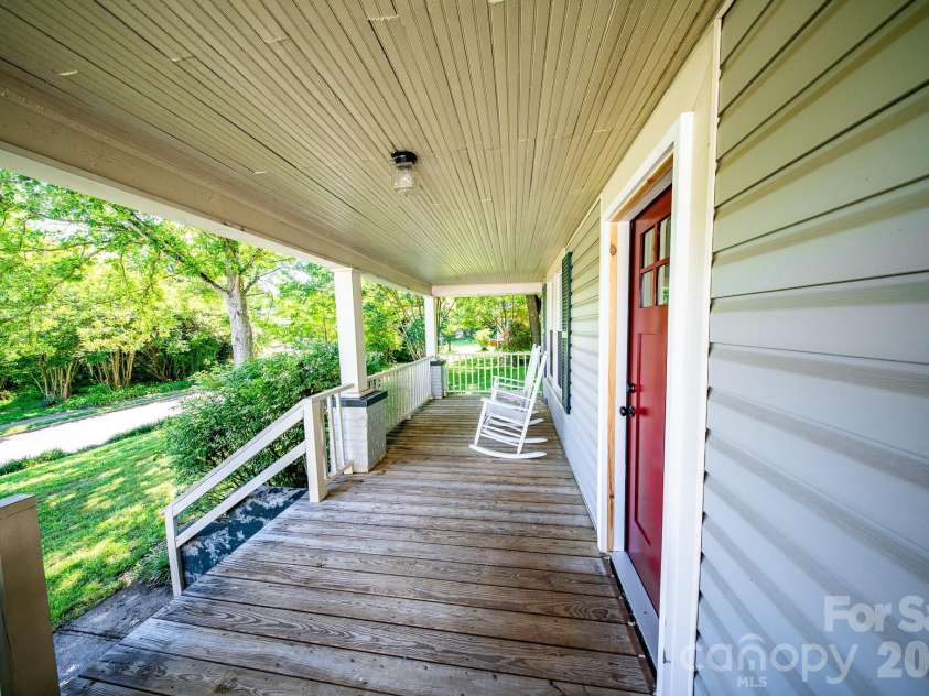 110 Chestnut Street, Morganton, NC 28655.  MLS# CAR4391943, YatesRealty ID 31003. Front Porch