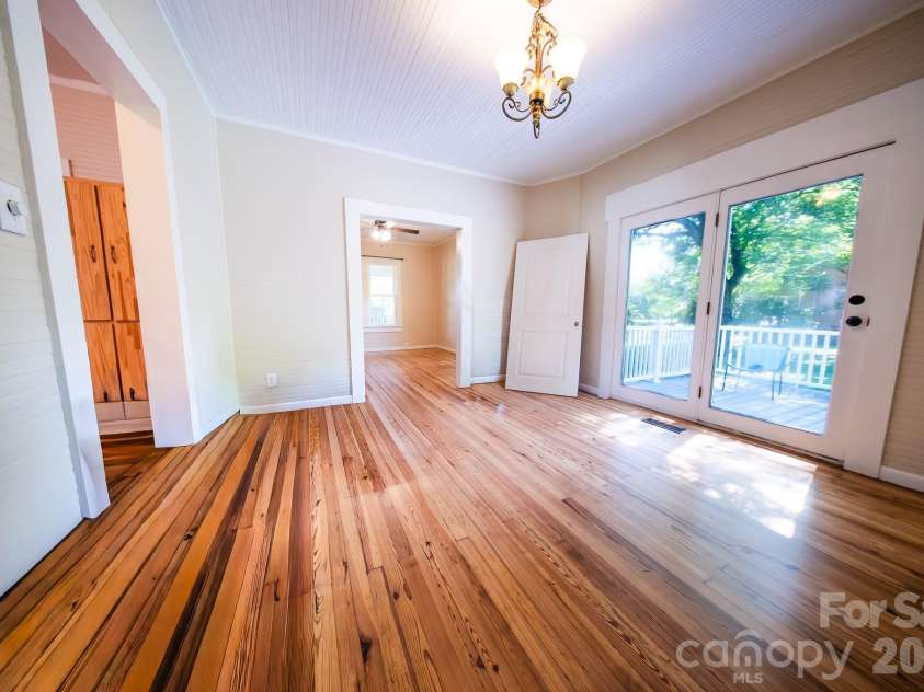 110 Chestnut Street, Morganton, NC 28655.  MLS# CAR4391943, YatesRealty ID 31003. Nice sliding glass doors