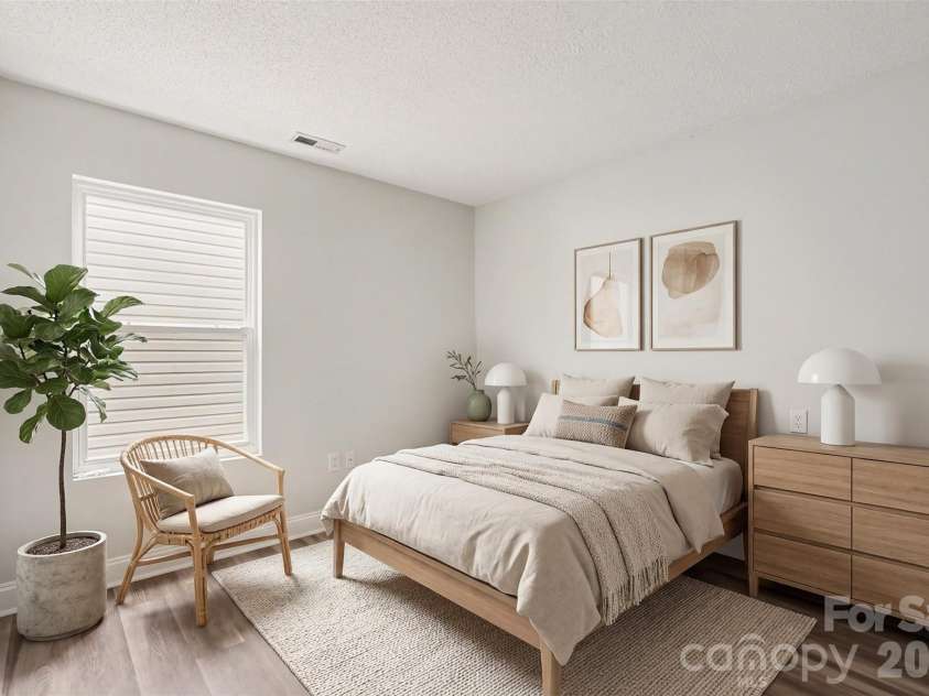 6010 Raisin Tree Lane, Charlotte, NC 28215.  MLS# CAR4394434, YatesRealty ID 31005. Bedroom 2- Virtually Staged