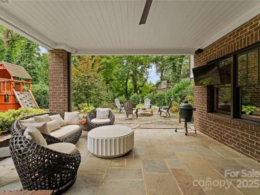 2941 Forest Park Drive, Charlotte, NC 28209.  MLS# CAR4265458, YatesRealty ID 31006. Extended outdoor entertainment areas!