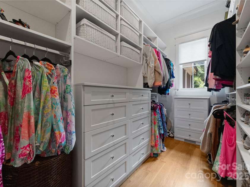 2941 Forest Park Drive, Charlotte, NC 28209.  MLS# CAR4265458, YatesRealty ID 31006. Luxurious Master Closet #1 of 2