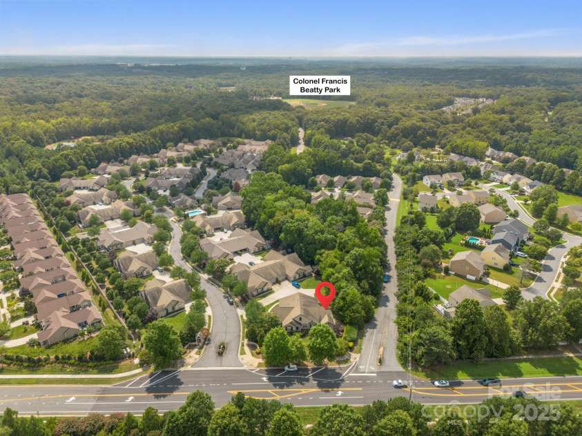 2459 Coltsview Lane, Matthews, NC 28105.  MLS# CAR4286907, YatesRealty ID 31015. 