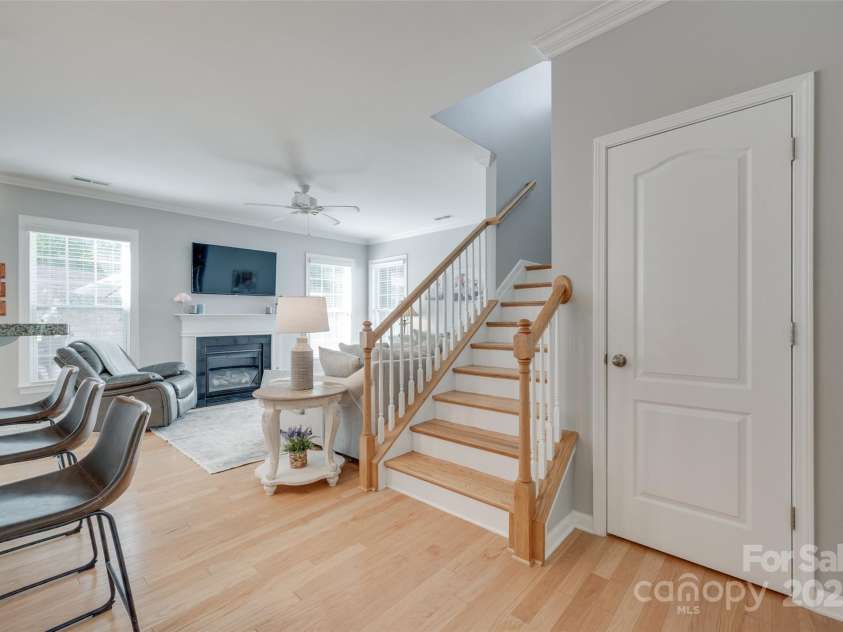 14727 Brannock Hills Drive, Charlotte, NC 28278.  MLS# CAR4266580, YatesRealty ID 31016. The gorgeous hardwood floors make this home feel even more cozy.