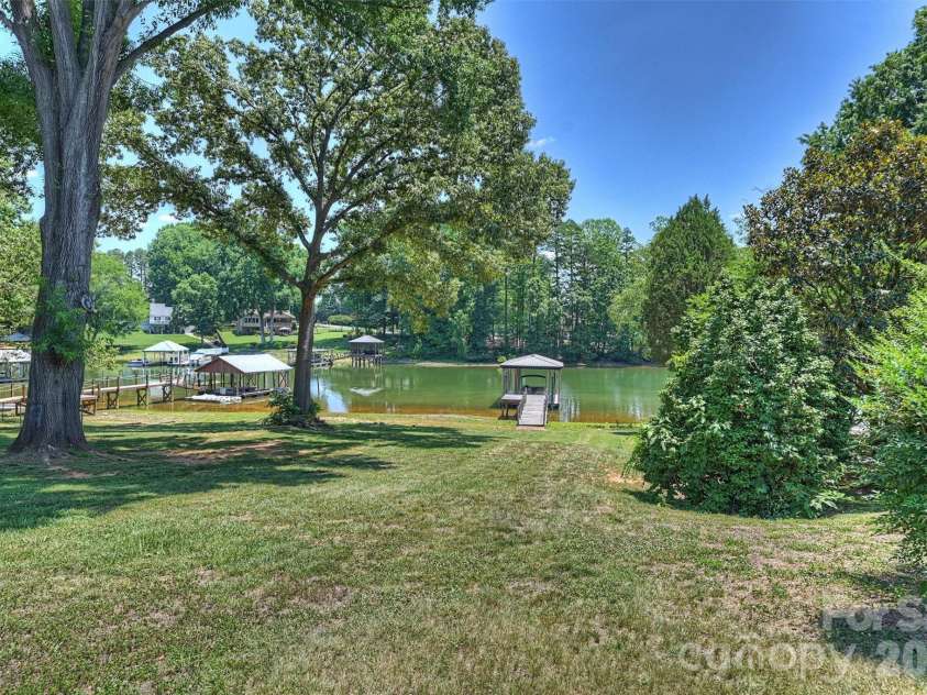113 Skippers Cove Lane, Troutman, NC 28166.  MLS# CAR4393829, YatesRealty ID 31018. Spacious Backyard
