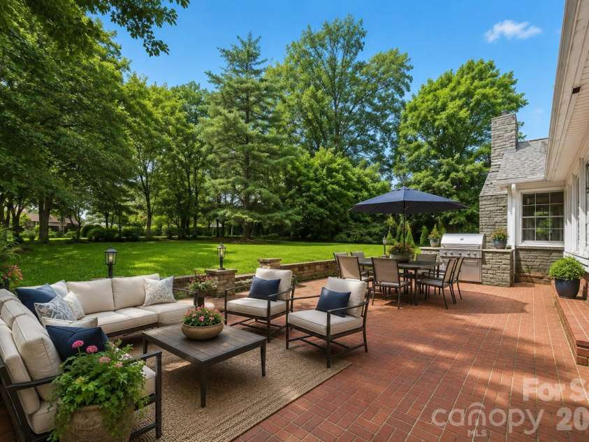 826 College Avenue, Newton, NC 28658.  MLS# CAR4394019, YatesRealty ID 31022. Virtually staged patio