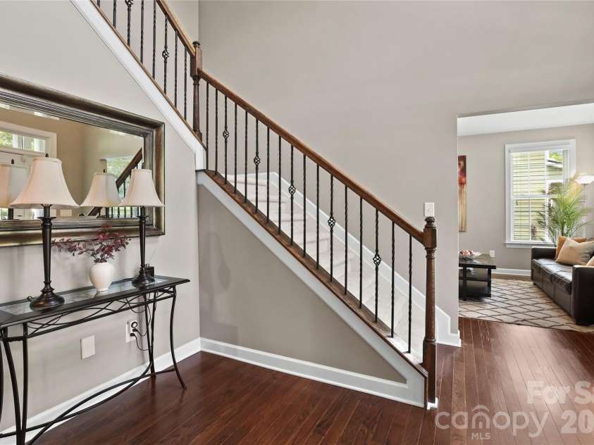2412 Hamlet Court, Matthews, NC 28105.  MLS# CAR4394300, YatesRealty ID 31028. Front Entry Foyer