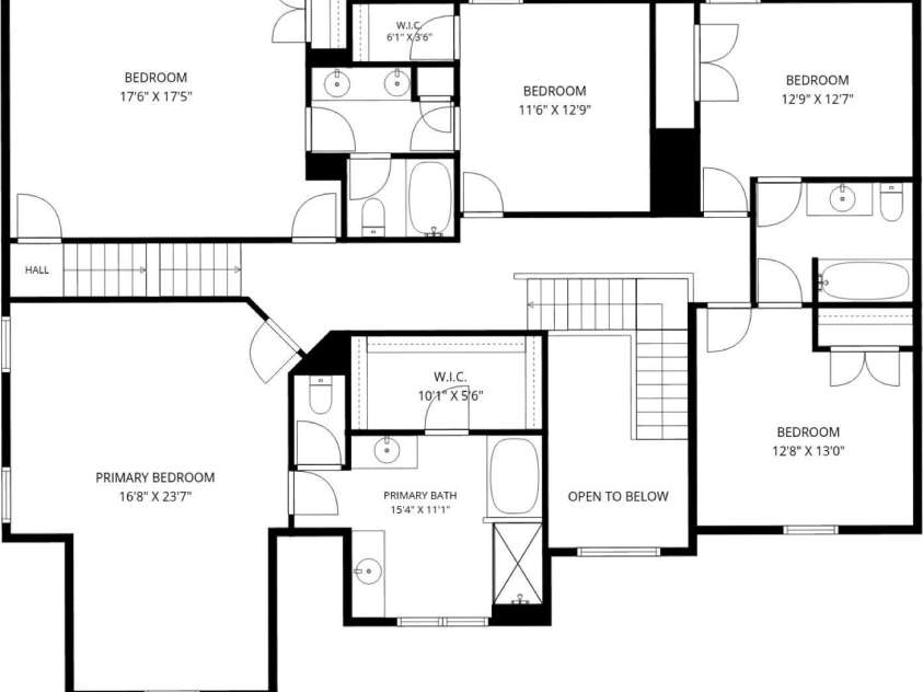2412 Hamlet Court, Matthews, NC 28105.  MLS# CAR4394300, YatesRealty ID 31028. Second Floor
