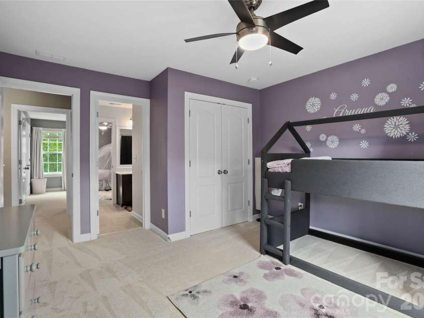 2412 Hamlet Court, Matthews, NC 28105.  MLS# CAR4394300, YatesRealty ID 31028. Secondary Bedroom