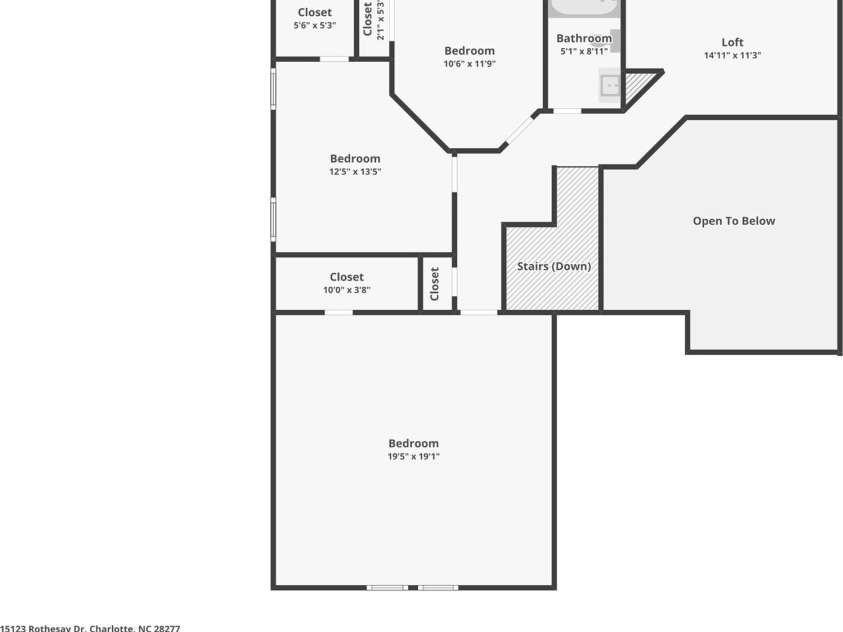 15123 Rothesay Drive, Charlotte, NC 28277.  MLS# CAR4287245, YatesRealty ID 31029. 
