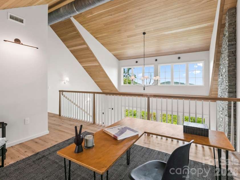 41 Windy Ridge Trail, Asheville, NC 28804.  MLS# CAR4387701, YatesRealty ID 31031. Loft with a View