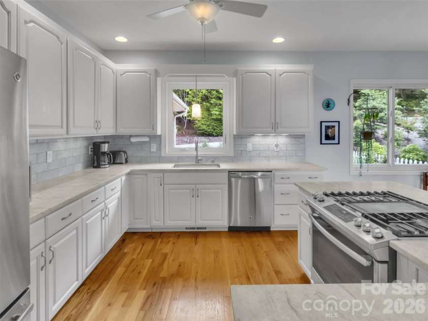 99 Mary Gray Drive, Clyde, NC 28721.  MLS# CAR4389889, YatesRealty ID 31036. Ample Cabinetry
