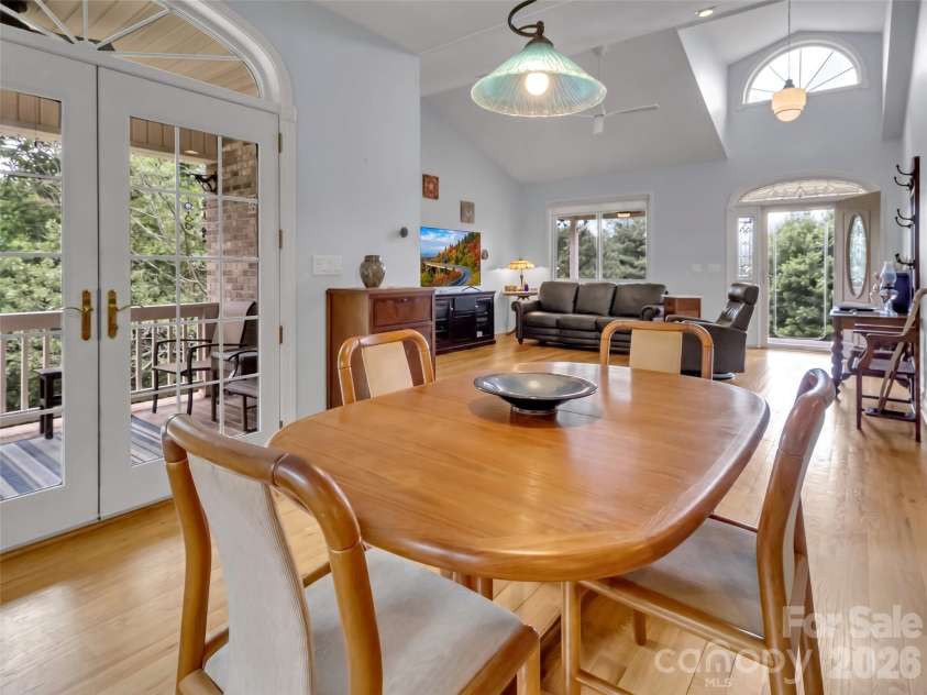 99 Mary Gray Drive, Clyde, NC 28721.  MLS# CAR4389889, YatesRealty ID 31036. Dining Area