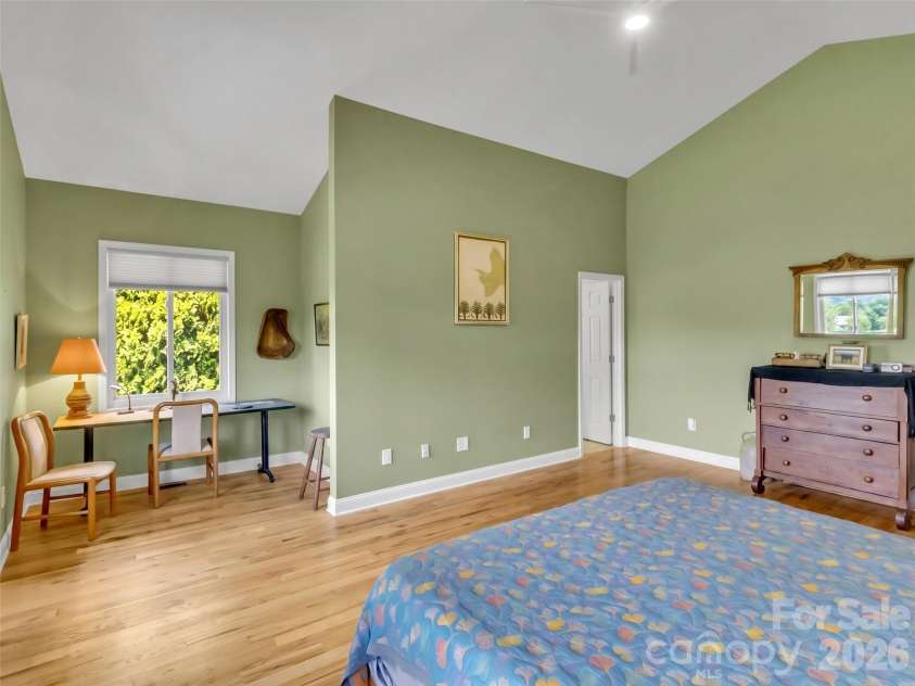 99 Mary Gray Drive, Clyde, NC 28721.  MLS# CAR4389889, YatesRealty ID 31036. Spacious Primary Suite on Main Level