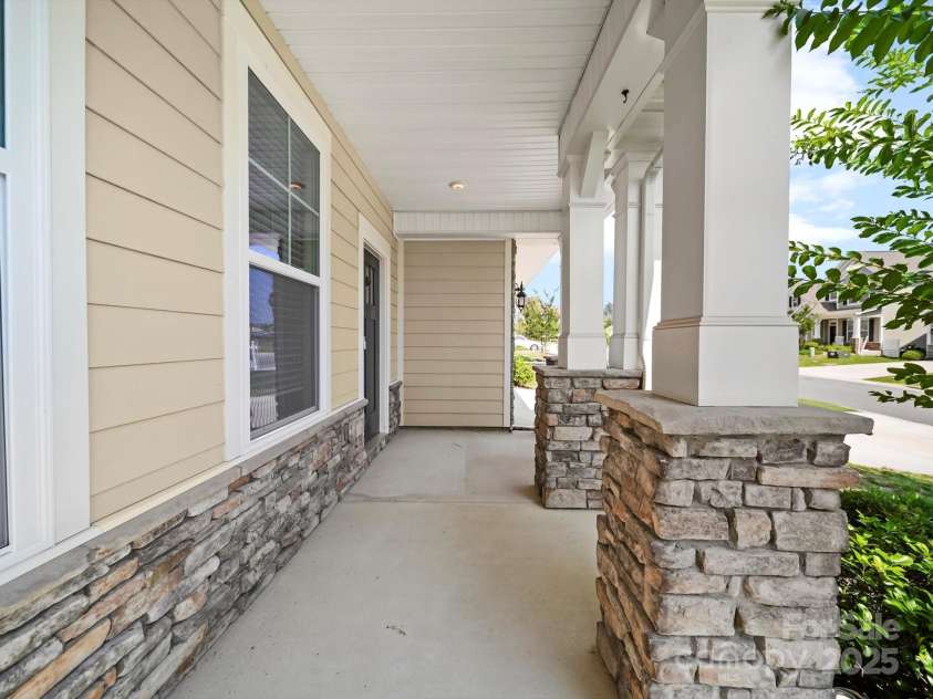 3042 Burnello Court, Iron Station, NC 28080.  MLS# CAR4244705, YatesRealty ID 31038. Front porch