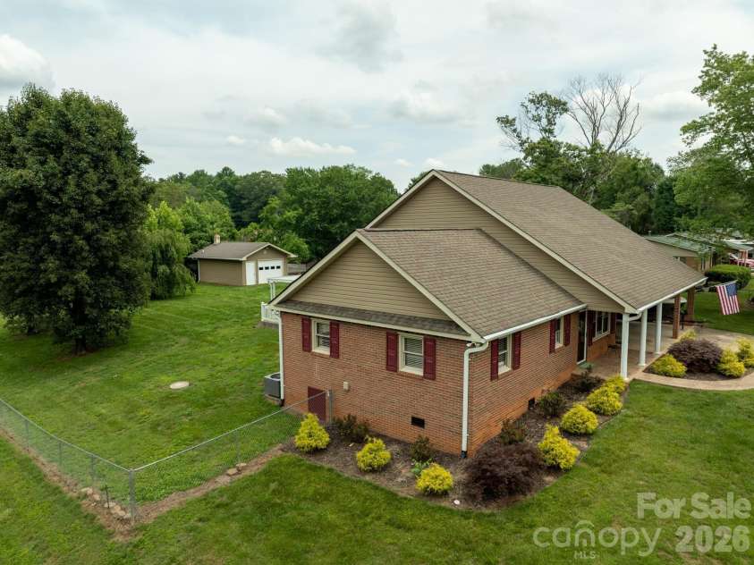 2411 Allendale Circle, Lenoir, NC 28645.  MLS# CAR4391717, YatesRealty ID 31041. Fenced in lot