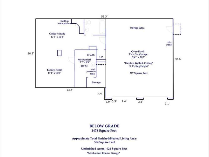 142 Ridge Brook Drive, Weaverville, NC 28787.  MLS# CAR4280040, YatesRealty ID 31054. Lower Level