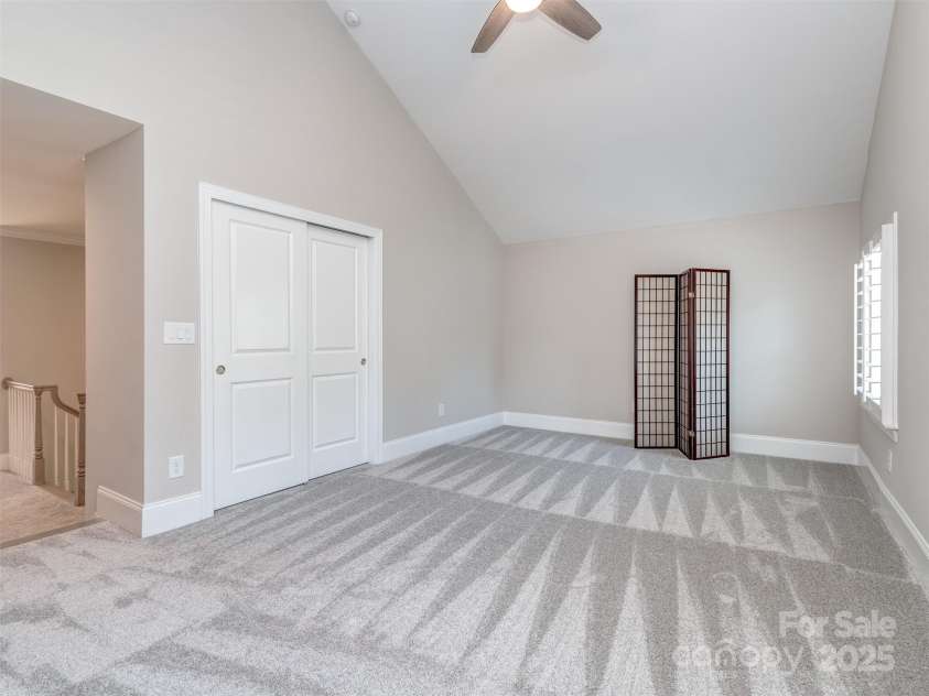 1011 Golden Bell Drive, Marvin, NC 28173.  MLS# CAR4270289, YatesRealty ID 31056. 2nd Floor Bonus Room with vaulted ceiling