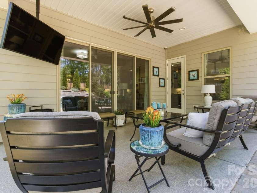 4512 Acorn Hill Drive, Lancaster, SC 29720.  MLS# CAR4384676, YatesRealty ID 31059. Covered Patio