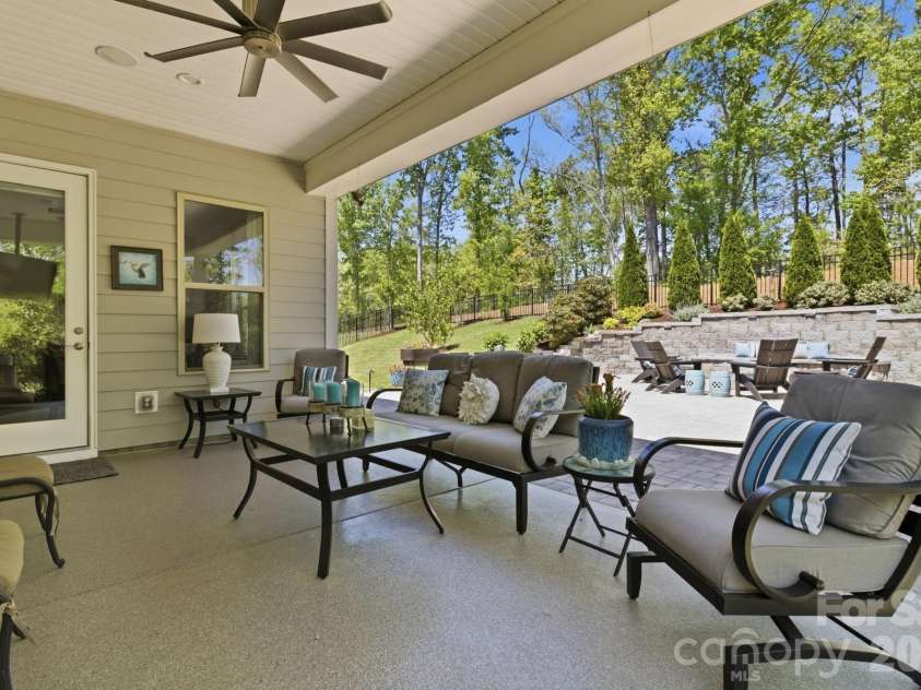 4512 Acorn Hill Drive, Lancaster, SC 29720.  MLS# CAR4384676, YatesRealty ID 31059. Covered Patio