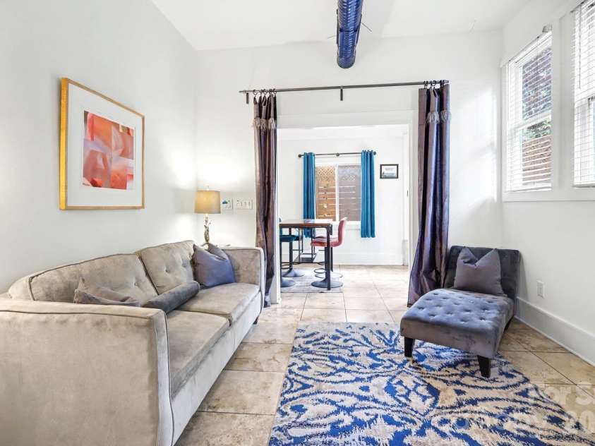 904 36th Street, Charlotte, NC 28205.  MLS# CAR4392678, YatesRealty ID 31067. Guest house living/dining