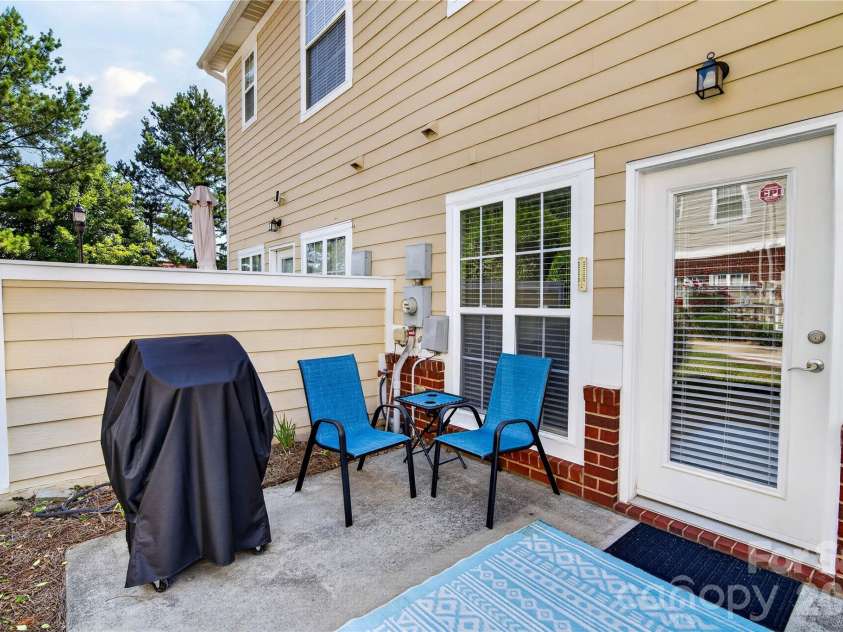 278 Davidson Gateway Drive, Davidson, NC 28036.  MLS# CAR4393609, YatesRealty ID 31069. Rear Patio