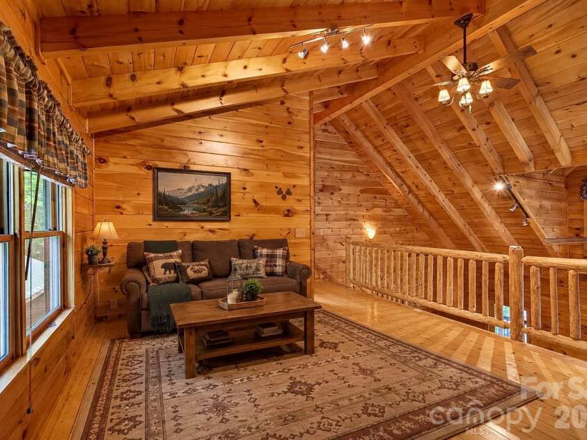 545 Mountain Crest Drive, Marion, NC 28752.  MLS# CAR4385852, YatesRealty ID 31077. Virtually Staged LOFT