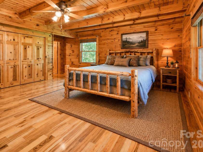 545 Mountain Crest Drive, Marion, NC 28752.  MLS# CAR4385852, YatesRealty ID 31077. Virtually Staged Primary BR