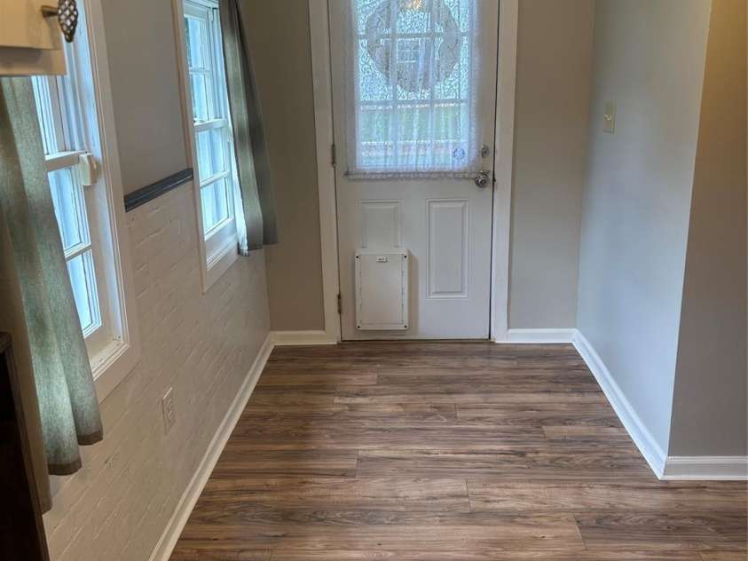 1208 North Davis Avenue, Newton, NC 28658.  MLS# CAR4283264, YatesRealty ID 31083. Back door