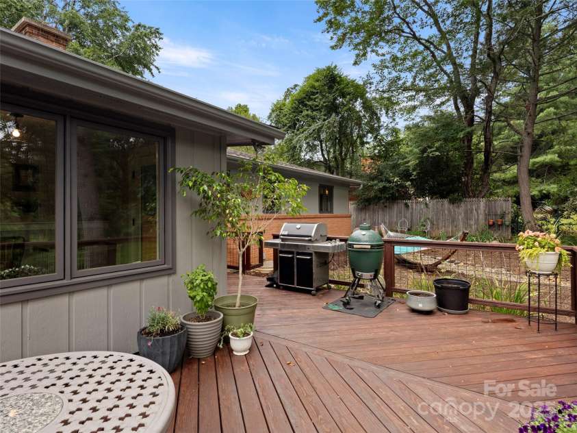 19 Pheasant Drive, Asheville, NC 28803.  MLS# CAR4284659, YatesRealty ID 31086. Backdeck