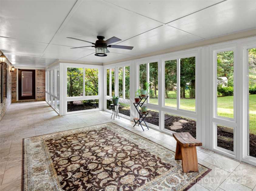 24 Ballantree Drive, Asheville, NC 28803.  MLS# CAR4289014, YatesRealty ID 31089. Sunroom completed on 7/25 by Air Vent Exteriors