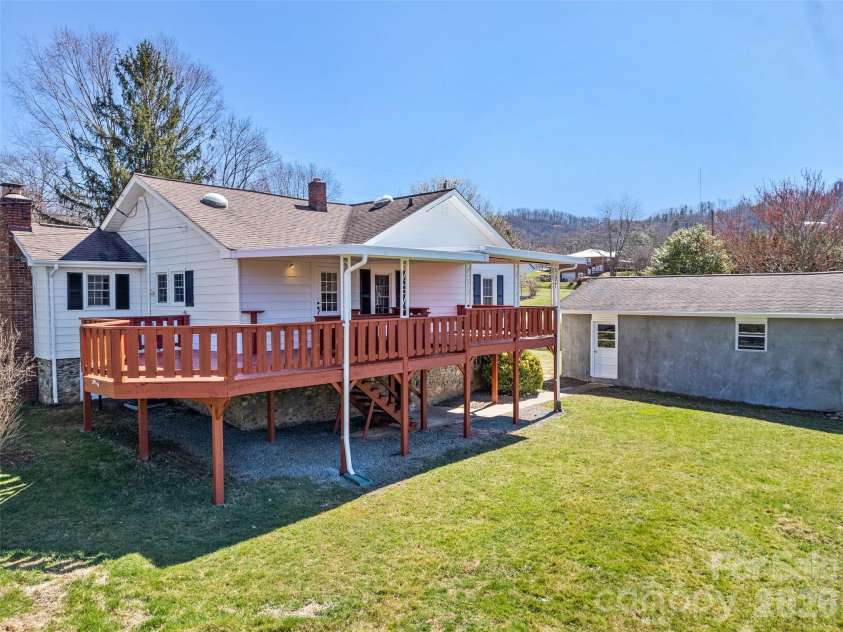 157 Morgan Street, Canton, NC 28716.  MLS# CAR4354334, YatesRealty ID 31093. Exterior Rear