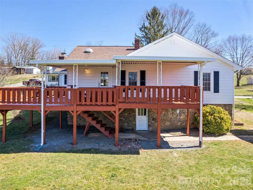 157 Morgan Street, Canton, NC 28716.  MLS# CAR4354334, YatesRealty ID 31093. Exterior Rear