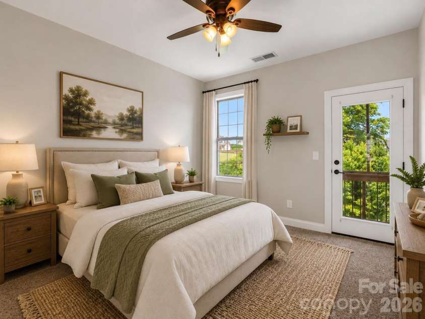 113 Deer Brook Drive, Shelby, NC 28150.  MLS# CAR4394416, YatesRealty ID 31101. Bedroom Virtually Staged