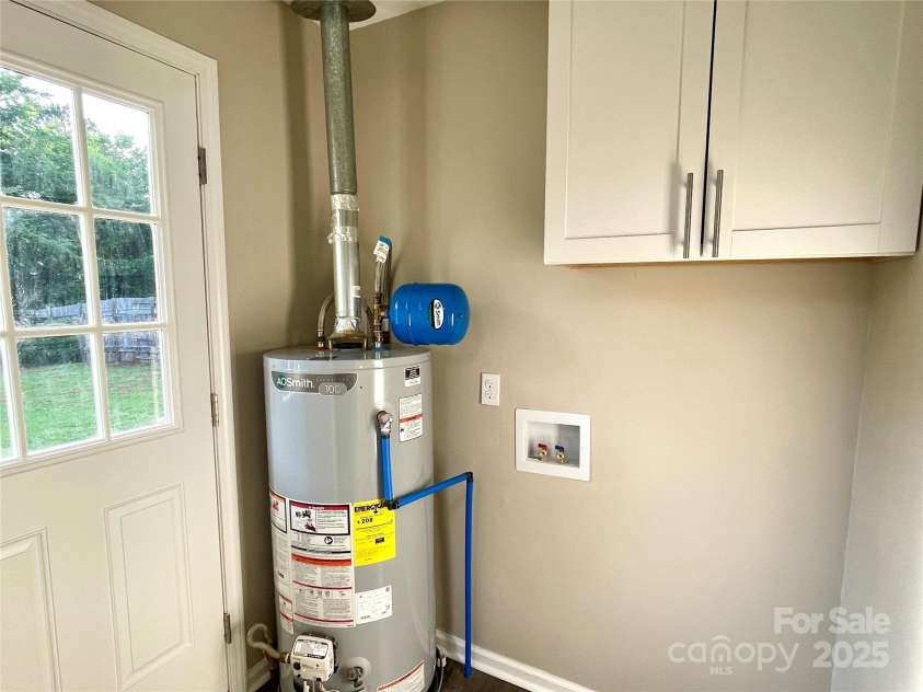 400 Lucy Avenue, Concord, NC 28027.  MLS# CAR4280783, YatesRealty ID 31101. New exterior door in laundry area