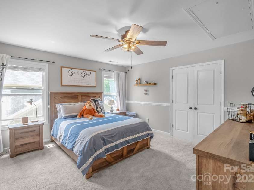 1002 Sudbury Lane, Matthews, NC 28104.  MLS# CAR4285222, YatesRealty ID 31102. Bedroom #3