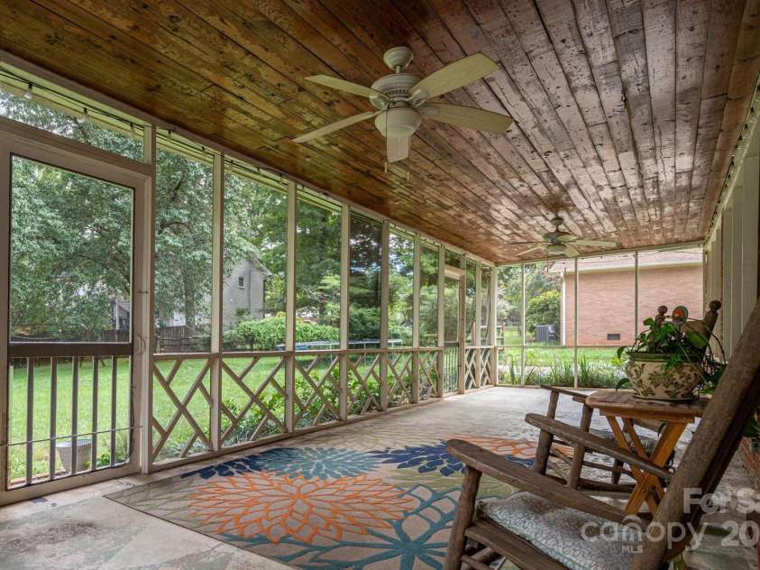 1185 18th Avenue, Hickory, NC 28601.  MLS# CAR4289134, YatesRealty ID 31107. Screened Porch