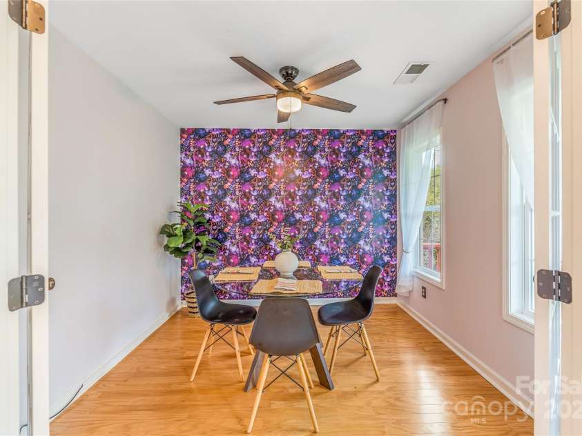 45 Heather Mist Drive, Weaverville, NC 28787.  MLS# CAR4282171, YatesRealty ID 31108. Dining room