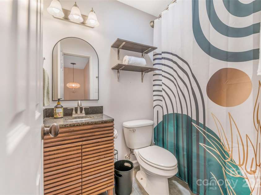 45 Heather Mist Drive, Weaverville, NC 28787.  MLS# CAR4282171, YatesRealty ID 31108. Goest Bathroom upstairs.