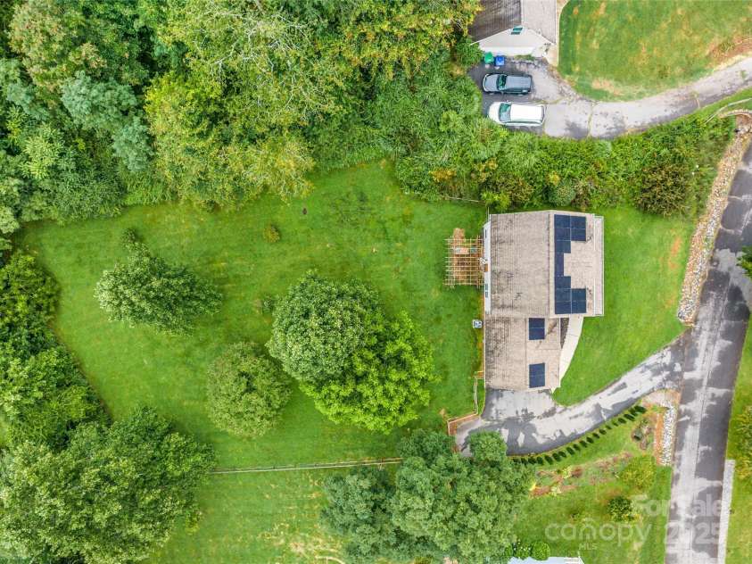 45 Heather Mist Drive, Weaverville, NC 28787.  MLS# CAR4282171, YatesRealty ID 31108. Surrounded by green