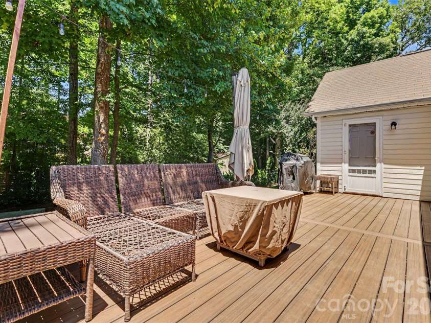 12619 Levins Hall Road, Huntersville, NC 28078.  MLS# CAR4388537, YatesRealty ID 31120. Deck