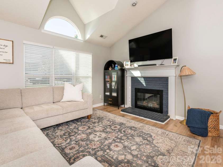 3930 Huntmeadow Drive, Charlotte, NC 28269.  MLS# CAR4387063, YatesRealty ID 31125. Fireplace to keep you warm when cold temps arrive