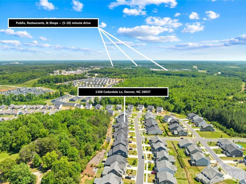 1368 Cedardale Lane, Denver, NC 28037.  MLS# CAR4391395, YatesRealty ID 31129. 