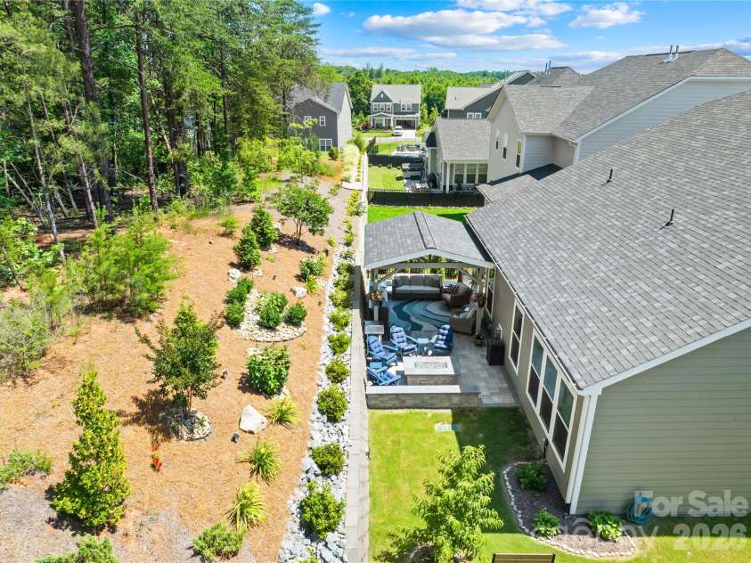 1368 Cedardale Lane, Denver, NC 28037.  MLS# CAR4391395, YatesRealty ID 31129. Elevated View of Rear Patio
