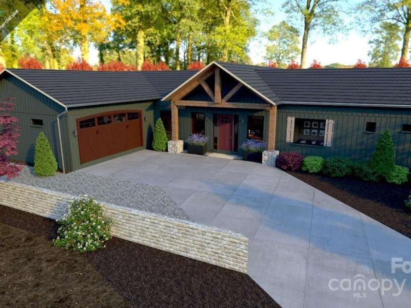 296 Austin Mountain Drive, Burnsville, NC 28714.  MLS# CAR4278654, YatesRealty ID 31142. Renderings of Front