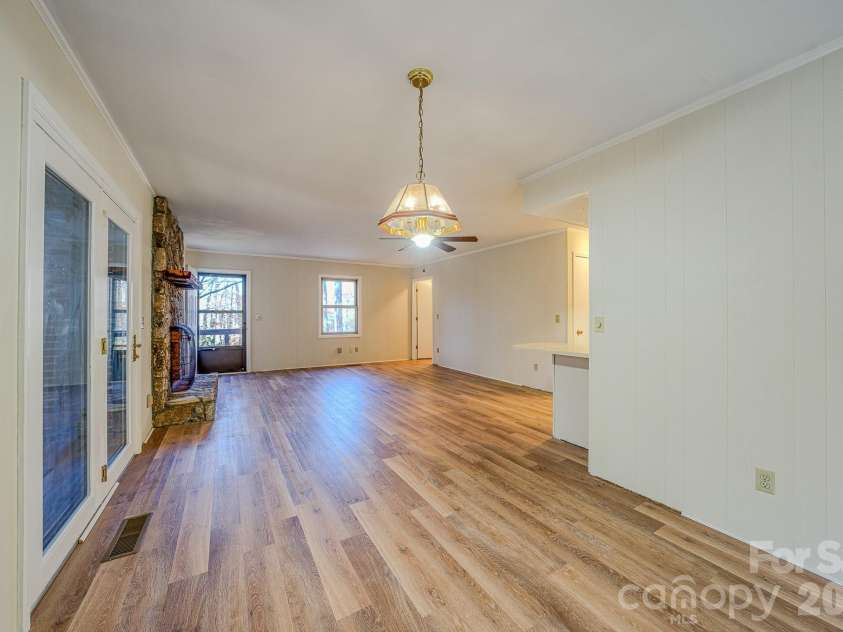 410 Avena Road, Black Mountain, NC 28711.  MLS# CAR4393879, YatesRealty ID 31145. View from dining room