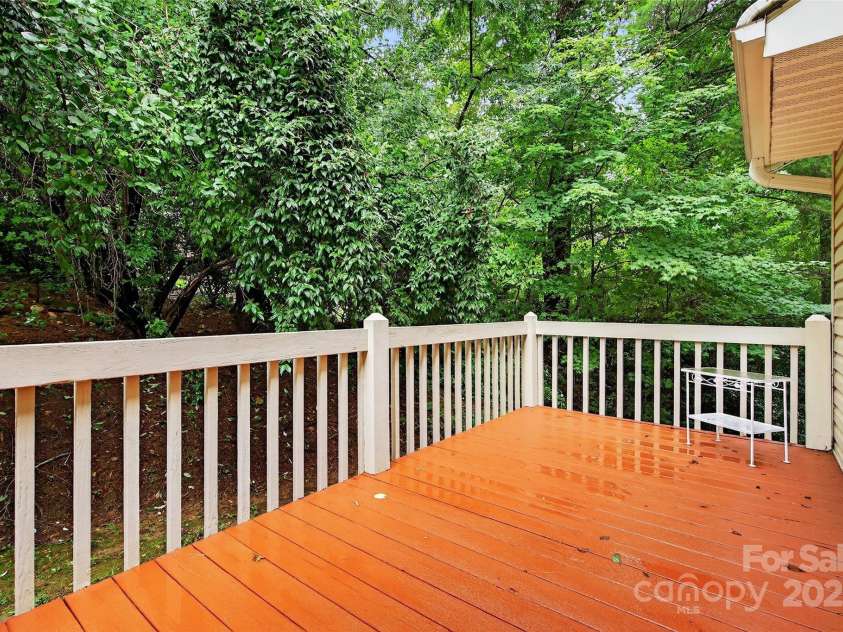 19 Moriah Lane, Asheville, NC 28803.  MLS# CAR4277964, YatesRealty ID 31150. Back deck