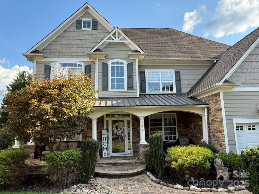 779 Fairway Point Drive, Tega Cay, SC 29708.  MLS# CAR4285741, YatesRealty ID 31157. Front Exterior